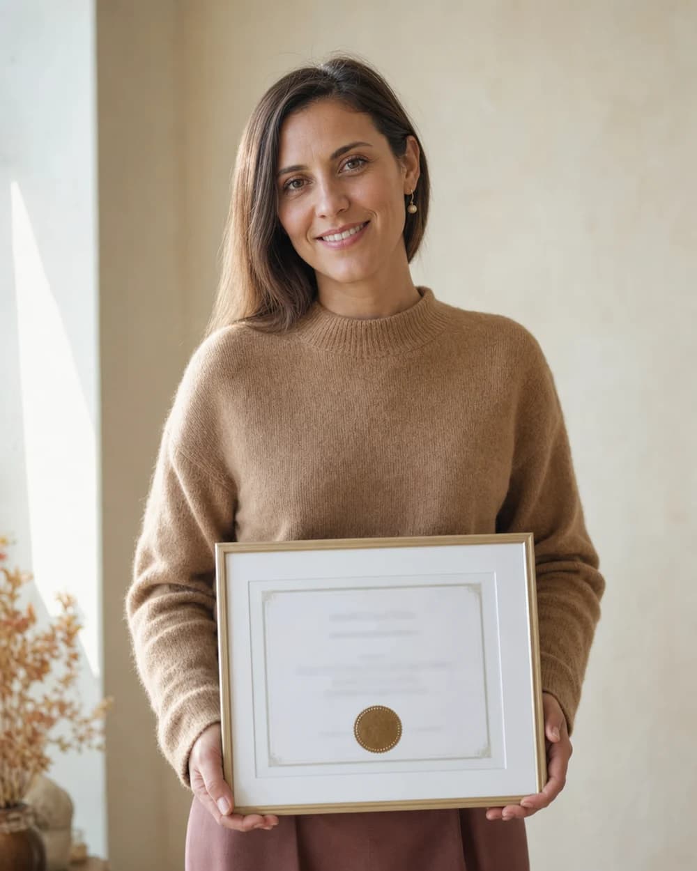Graduate with certificate