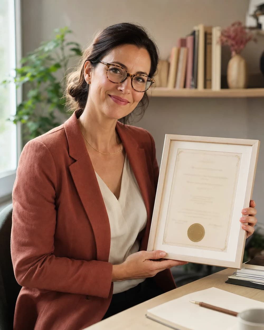 Graduate with certificate