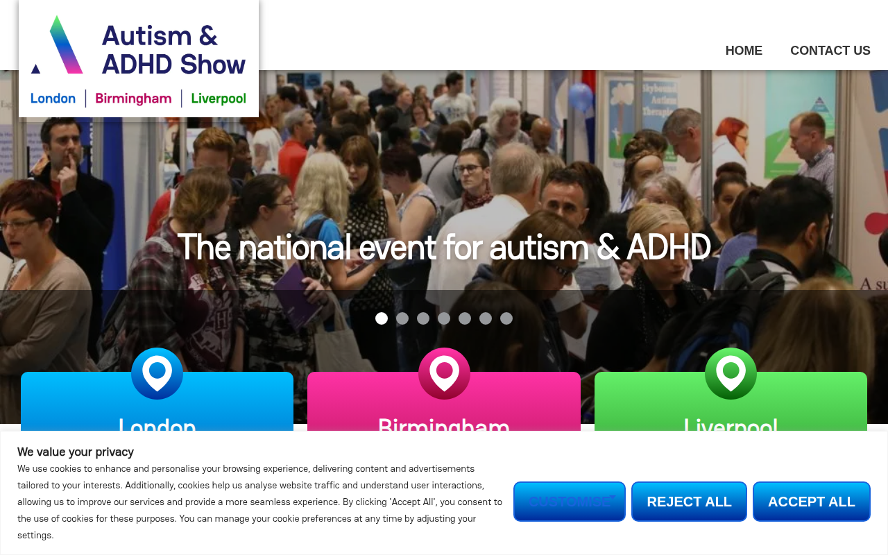 The Autism & ADHD Show website
