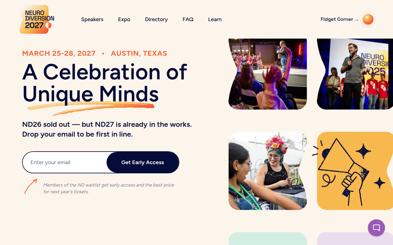 NeuroDiversion conference website