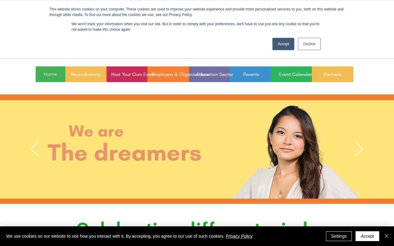 Neurodiversity Celebration Week website